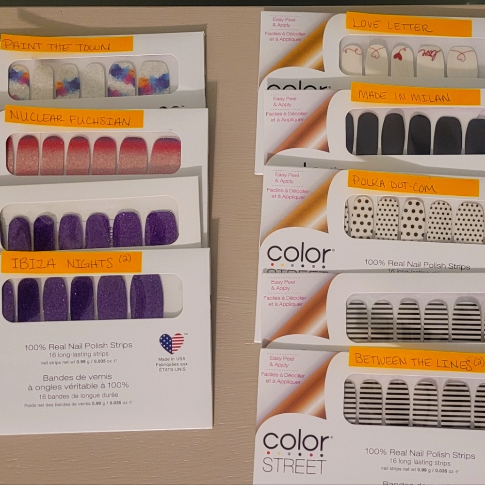 9 Color Street sets